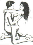 good for kisses and embraces and buttock massage...